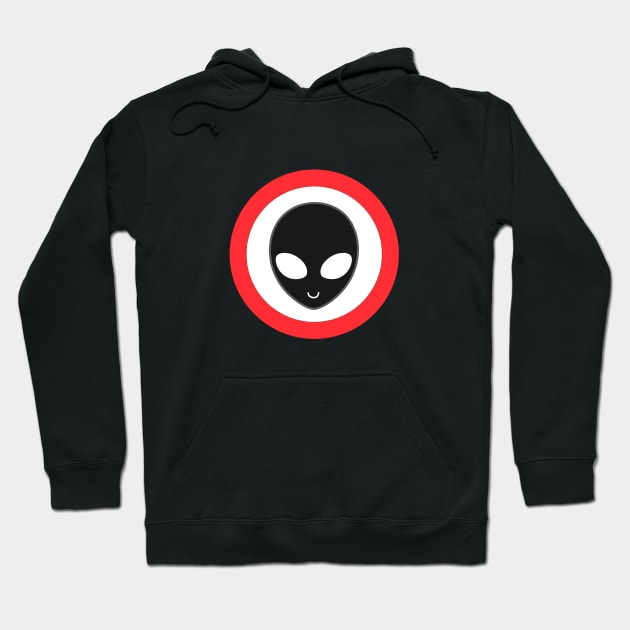 Alien signpost UFO Hoodie by Jose Luiz Filho